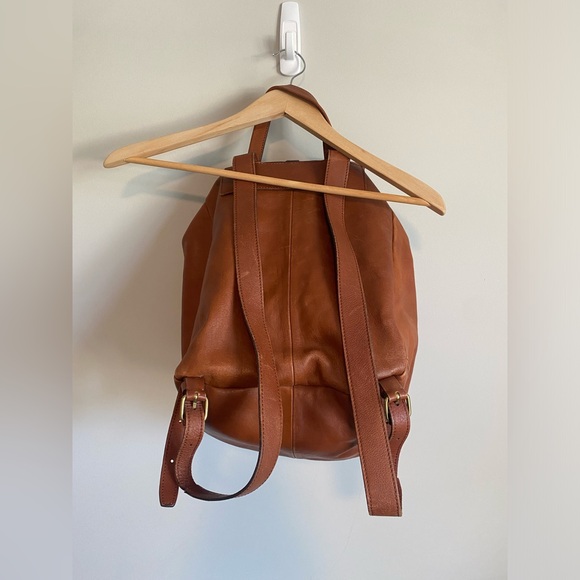 Madewell Transport Rucksack Backpack in
English Saddle - Picture 4 of 8